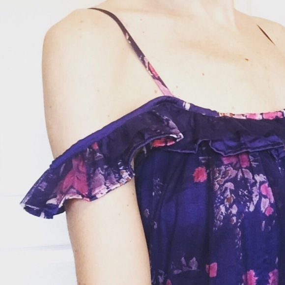 𝅺FREE People Intimately Floral and Lace Mini Dress - Picture 2 of 16